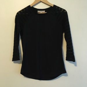 Loft Eyelet Sleeves Top